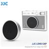 JJC Tappo per obiettivo in pelle retrò per Fujifilm Instax Mini EVO Copri tappo antipolvere in alluminio per Fuji Mini Evo Copriobiettivo