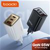 Toocki 65W GaN Caricatore USB Tipo C QC4.0 PD3.0 PPS Ricarica rapida per iPhone 16 15 14 Samsung 24 S23 Xiaomi Huawei Realme Laptop
