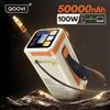 QOOVI 50000mAh Power Bank PD 100W Stazione di alimentazione portatile di grande capacità della batteria a ricarica rapida per iPhone Laptop Samsung Xiaomi