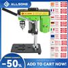 Allsome Mini trapano da banco con luce da lavoro e motore 775, perforatrice da banco per la lavorazione del legno, gioielli e artigianato, mandrino B10