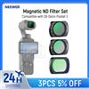 NEEWER Set di filtri magnetici ND compatibili con DJI Osmo Pocket 3 Creator Combo Accessori Filtro ND2-32 a densità neutra variabile