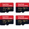 Sandisk Extreme Pro Flash Scheda da 128 GB Scheda Micro SD SDXC UHS-I 512 GB 256 GB 64 GB 32G U3 V30 Adattatore per scheda di memoria TF per fotocamera per DJI