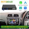Bonroad Wireless Carplay Android Interfaccia Auto Per VW Volkswagen Skoda Octavia A5 Golf 7 Polo Passat B8 MIB MIB2 Modulo