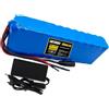 Aleaivy Batteria 24V 10Ah 7S3P 29.4V 10000mAh agli ioni di litio con BMS bilanciato da 20A per biciclette, scooter e sedie a rotelle elettriche