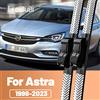 LECIBUBI 2pcs Parabrezza Anteriore Parabrezza Spazzole Tergicristalli In Fibra di Carbonio Tergicristalli Per Opel Astra GH JKL 1998-2023 2004 2009 2015 2021 2022