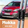 LECIBUBI 2 pz Parabrezza Anteriore Parabrezza Spazzole Tergicristalli In Fibra di Carbonio Tergicristalli Per Opel Mokka 2012-2020 2013 2014 2015 2016 2017 2018 2019