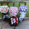Sanrio Bouquet di peluche Hello Kitty con rosa Kawaii Anime soffice bambola di peluche ripiena Natale San Valentino Regalo di compleanno per le vacanze