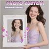 HUACAN Foto personalizzata Pittura diamante rotondo quadrato pieno con la tua foto Diamante Mosaico Decorazione del soggiorno Regali di festa