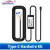OBDPEAK Kit di Cablaggio Universale 12-24V Type-C 5V 3A per DVR, Caricatore per Dash Cam Auto con Monitoraggio Parcheggio 24H H330 H6 H8
