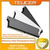 TEUCER RAM Dissipatore di calore Memoria PC Raffreddamento Gilet in alluminio Applicabile alla memoria desktop DDR2 DDR3 DDR4 DDR5