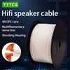 YYTCG Cavo per altoparlante fai-da-te Cavo per linea audio Hi-Fi Cavo per altoparlante in rame senza ossigeno per amplificatore Home Theater KTV Sistema DJ
