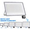 YNL Luce di inondazione a LED per esterni 500W 300W 200W 220V Sensore di movimento Faretto impermeabile Illuminazione da giardino Proiettore paesaggistico Lampada stradale