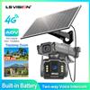 LS VISION Telecamera Solare LS VISION 8MP 4K 4G AOV con Registrazione Video 24/7, Telecamera di Sorveglianza Wireless da Esterno con Zoom 12X, Batteria e Visione Notturna