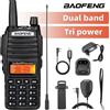 Baofeng UV-82 Dual PTT Walkie Talkie Ad Alta Potenza 5W/8W EU82X Dual Band VHF UHF FM Radio Amateur Stati 10KM Lange Ham CB Radio