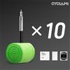 CYCLAMI 10 pezzi CYCLAMI ghiaia ultraleggero TPU bici camera d'aria pneumatico Presta valvola francese FV per ghiaia 700C 32C 35C 37C 40C 47C strada MTB 29