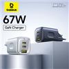 Baseus 67W GaN Caricatore Mini USB C Caricatore rapido Caricatore per telefono a ricarica rapida per iPhone 17 16 Caricatore da viaggio portatile per laptop