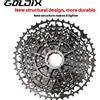 GOLDIX Cassetta per bicicletta ultraleggera a 13 velocità MTB Ruota libera Materiale in acciaio al carbonio K7 HG Struttura pignone per mountain bike