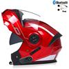 BLD Caschi da moto da uomo Bluetooth Casco integrale per moto Uomo Motocross Kask Flip up Casque De Moto DOT certificato BLD