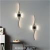 CETANT Lampada da parete moderna a LED Linee semplici 60/80 cm Disponibili Tre colori Camera da letto Comodino TV Parete Corridoio Apparecchi di illuminazione per interni