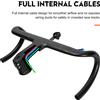 TOSEEK Manubrio in Carbonio TOSEEK per Bici da Strada, Manubrio Integrato T700 in Carbonio, Accessori per Biciclette, Manubrio Drop Bar in Carbonio Di2