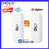 ONENUO Tuya WiFi o Zigbee Sensore di umidità della temperatura Termometro connesso per la casa compatibile con l'APP Smart Life Alexa Google Assistant