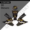 OUIO Per CFMOTO CF MOTO 800NK 800 NK Rilievo del serbatoio Manopole laterali Gas Olio combustibile Ginocchio Protezione adesivi Decalcomanie Moto