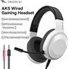 SMAILWOLF AK5 cuffie da gioco cablate cuffie da gioco leggere e-sport con microfono laptop desktop universale