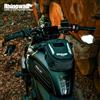 Rhinowalk Borsa da serbatoio per moto Borsa da gamba magnetica da 2,4 litri Marsupio con parapioggia multitasche Borsa a tracolla con fibbia nascosta