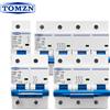 TOMZN 1P 2P 3P 4P 400V AC MCB ad alta corrente 80A 100A 125A Interruttore automatico 35MM Guida Din Protezione da sovraccarico da cortocircuito 10kA