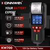 KONNWEI Tester Batteria Auto KONNWEI KW700 12V 24V 2026, Analisi Batteria 10-2000CCA SOH SOC Ripple, Stampante Integrata, Strumento Diagnostico per Batterie Auto