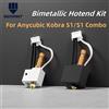 BEGRINT Aggiornamento Kit Hotend bimetallico per Anycubic Kobra S1/S1C Bi metallo heatbreak Hot End Kit per parti di ricambio per stampante 3D Kobra S1