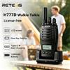 Retevis H777D (H777Upgraded) Ricetrasmittente portatile PMR/FRS a lungo raggio, senza licenza, con display LCD e ricarica Type-C, ideale per il campeggio.