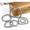 Meetee 5/10 pezzi 304 # Anelli a D in Acciaio Inossidabile per Cinghie Borse, Collari per Animali Domestici, Cinghie per Cinture, Accessori Fai-da-te