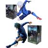 Bandai 13 cm Blue Lock Anime Figura Blu Uniforme da calcio Nagi Seishirou Action Figure Itoshi Rin Figurine Collezione in PVC Modello bambola giocattolo