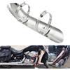 NICECNC Copertura dello scudo termico del tubo di scarico curvo cromato per Honda Shadow 750 Spirit 2001-2009 2012-2013 Shadow 750 Aero 2004-2009 2011-2013