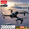 Lenovo Drone GPS Lenovo D18 con Doppia Fotocamera HD 8K, Evitamento Ostacoli Intelligente, Motore Brushless, WIFI 5G, Ritorno GPS, Schermo RC