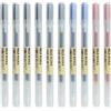 kissbuty 10-30 Pz/set 0.38/0.5mm Penna Gel Nero/Blu Inchiostro MUJIS Penne Scuola Forniture Per Ufficio di Cancelleria Studente Affari Firma Penna A Sfera