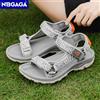NBGAGA Sandali piatti casual alla moda da donna Scarpe da spiaggia open-toe estive all'aperto Suola morbida Comfort Sandali da passeggio traspiranti da donna
