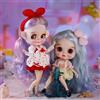 DBS Ooak Panini carini Baby ICY DBS Blyth Doll Labbra intagliate Faccia opaca 1/6 BJD Azone S Anime Girl