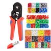 AOKIN Terminale a crimpare tubolare VE, set combinato di pinze terminali a crimpare multiple, connettore per apparecchiature elettriche, pinze a crimpare
