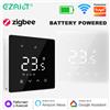 EZAIOT Termostato WiFi intelligente Zigbee Tuya Caldaia a gas acqua Alimentazione Regolatore di temperatura wireless alimentato a batteria Alexa Google Home Alice