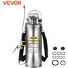 SucceBuy VEVOR Spruzzatore 5,4-16L in Acciaio Inossidabile, Spruzzatore Manuale a Pompa in Acciaio, con Spruzzatore per Giardinaggio, Irroratrice Manuale, Domestico e Pulizia del Terreno