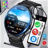 GUHUAVMI Nuovo Smartwatch 2026 con NFC, ECG+PPG, Ossigeno nel Sangue, Acido Urico, Pressione Sanguigna, Vetro Zaffiro, per Uomo, Compatibile con Android e iOS