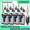 DEPUSHENG Sistema wireless di monitoraggio in-ear UHF stereo Trasmettitore e ricevitore DT1/2/4 del studio di performance sul palco di musica dal vivo