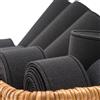 Meetee Nastro Elastico Nero in Nylon da 1/2/3/5M, 10-80mm, al Metro, per Abbigliamento, Cucito, Cordino Elastico, Cinghia, Nastro a Molla, Forniture