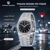 PAGANI DESIGN 2026 Nuovo Orologio al Quarzo da Uomo VJ21 37MM in Acciaio Inossidabile Impermeabile 10Bar Zaffiro Sottile 7MM Luminoso C3 Reloj Hombre