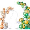 ZQNYCY Supporto per palloncini con flessione gratuita, telaio ad arco, supporto per palloncini a mezzo arco con kit base per decorazioni per baby shower, feste di compleanno, matrimoni
