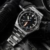 Watchdives WD0017C Orologio Subacqueo al Quarzo 41mm, Vetro Zaffiro, Impermeabile 200M, Movimento Ronda 515 VH31, Lancetta dei Secondi a Movimento Continuo, Luminescenza BGW9, Acciaio Inossidabile