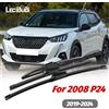 LECIBUBI 1set Parabrezza Anteriore e Posteriore Spazzole Tergicristalli Tergicristalli Per Peugeot 2008 P24 2019-2024 2020 2021 2022 2023 Accessori