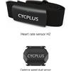 CYCPLUS Cardiofrequenzimetro BLE ANT+ IPX7 Fascia toracica per frequenza cardiaca Accessori per computer per bici da ciclismo Sensore di velocità di cadenza